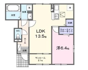 ピースフルIの物件間取画像